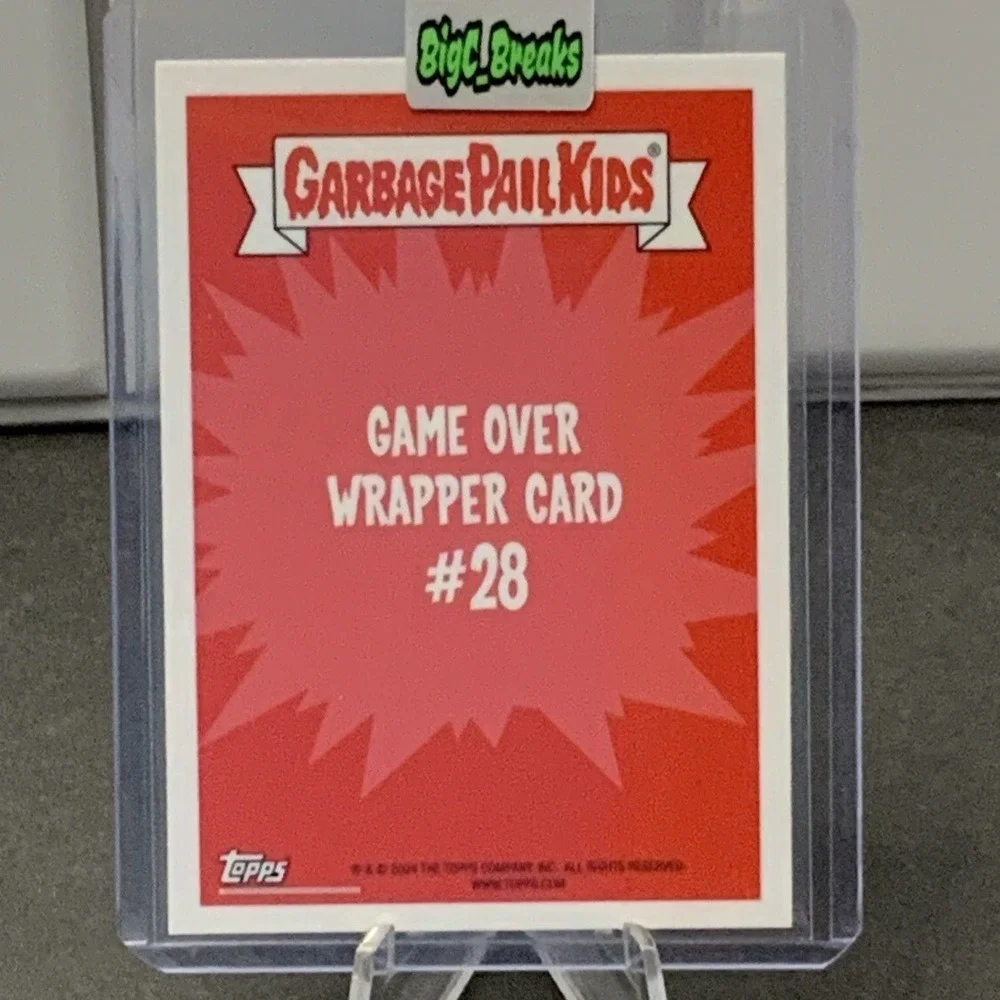 2024 Garbage Pail‎ Kids Game Over Level 6 Wrapper Card #28 Tapped Tapper